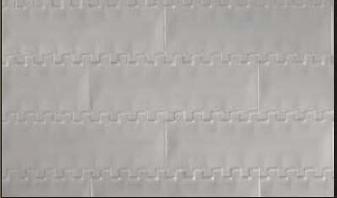 Modular belts with joints shorter than the belt width